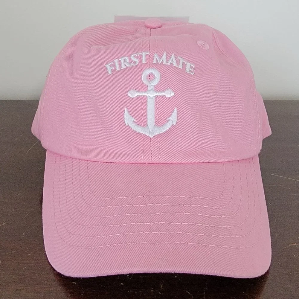 NWT DALIX First Mate Hat Sailing Baseball Cap Embroidered Women in Light